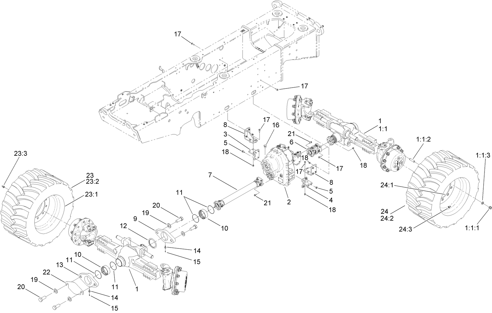 Wheel and Drive Assembly