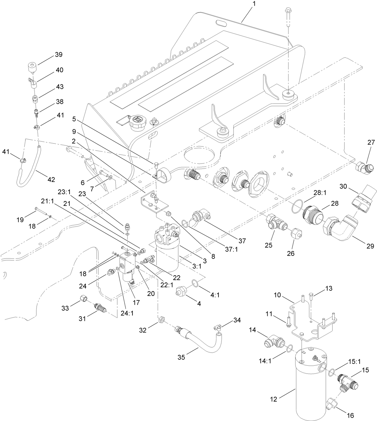Hydraulic Tank Assembly