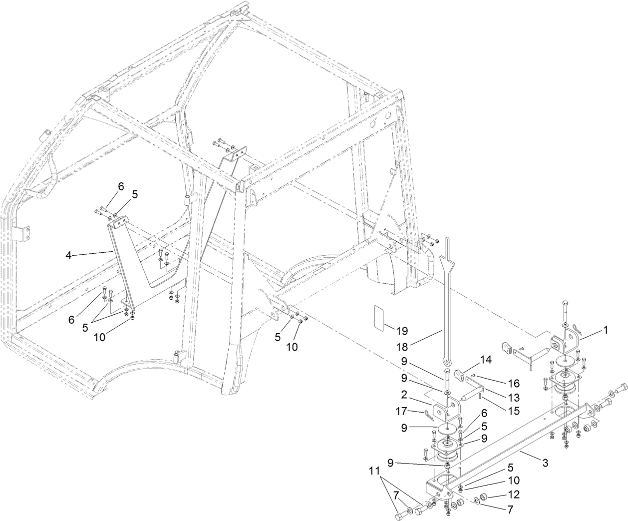 Rear Support Assembly