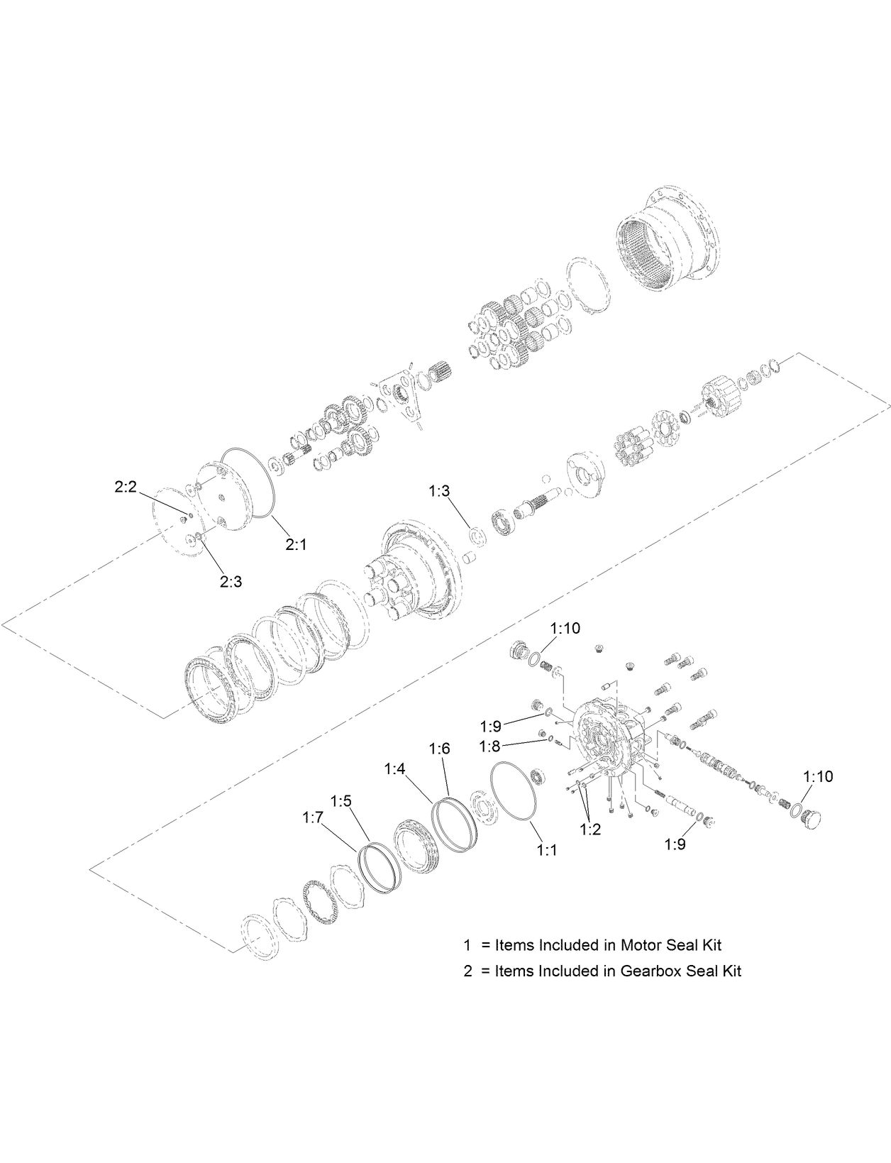 Planetary Gearbox Assembly No. AU8GB85014