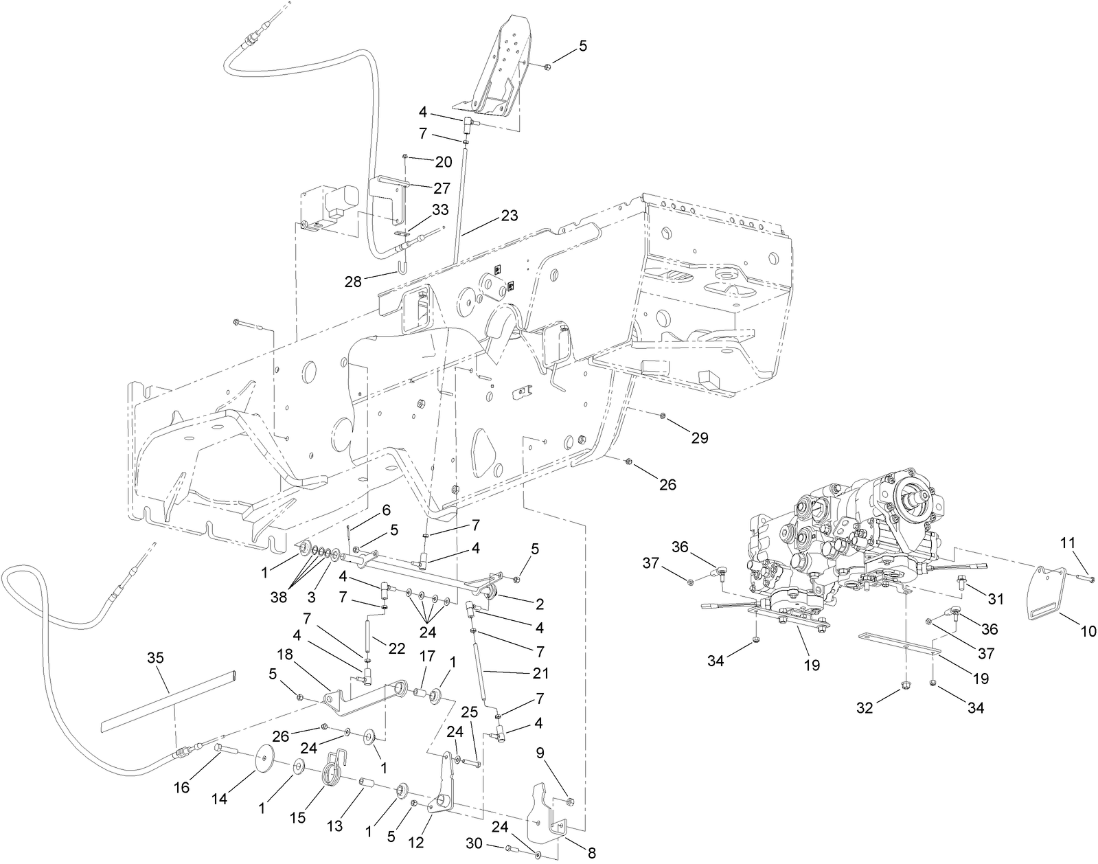 Ground Drive Linkage Assembly