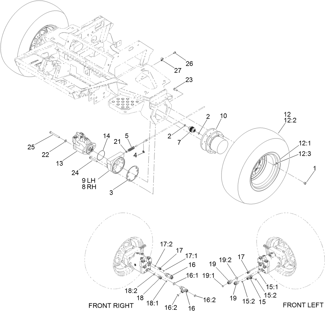 Front Traction Assembly