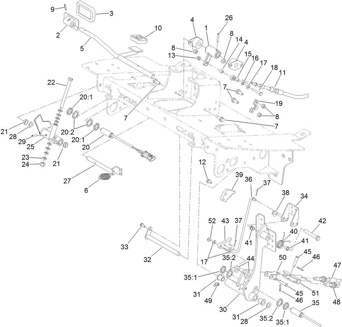 Control Pedal Assembly