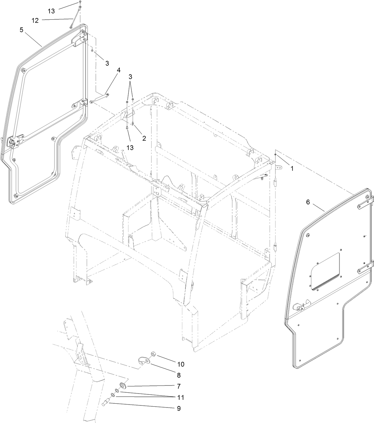 LH and RH Door Assembly