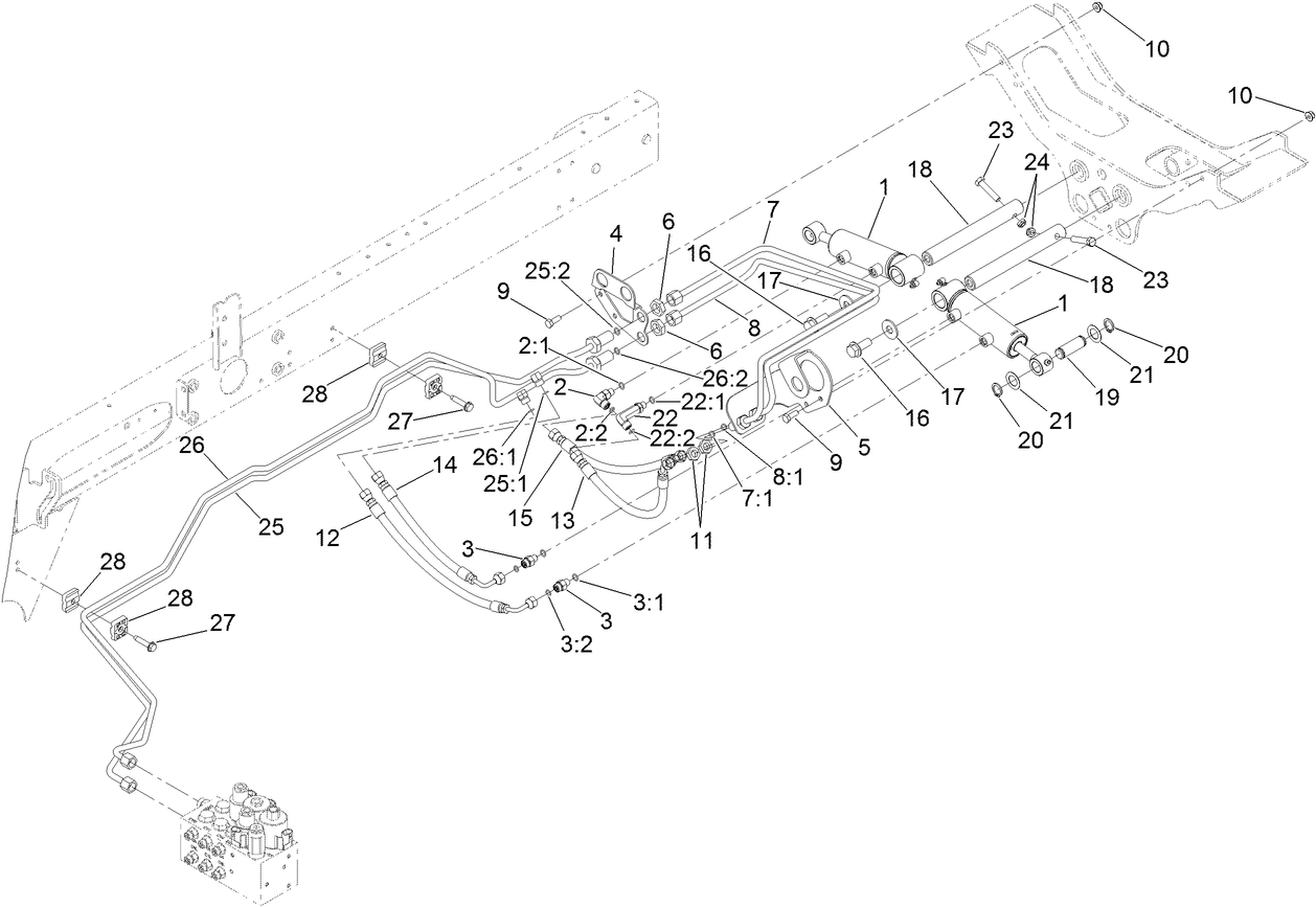 Rear Lift Hydraulic Assembly