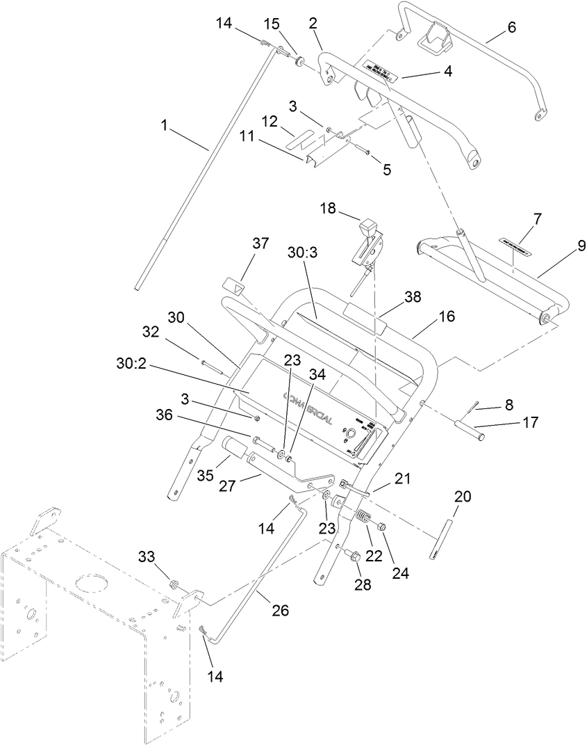 Handle and Control Assembly