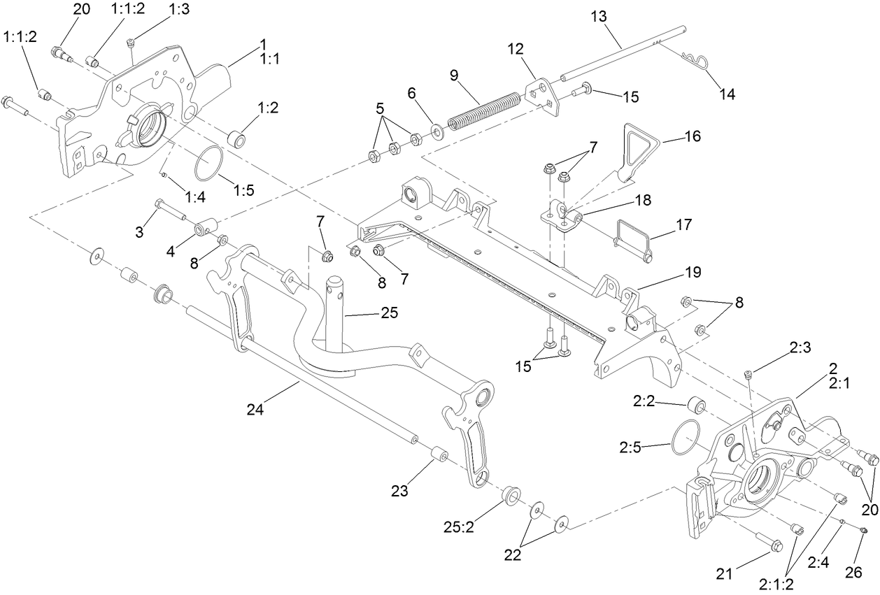 7 Inch Cutting Unit Frame Assembly