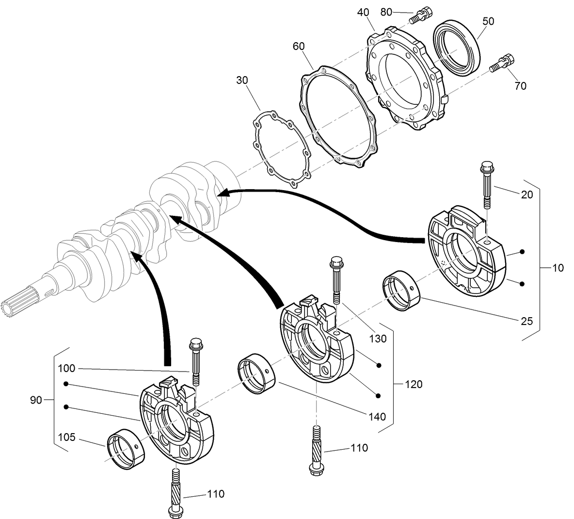 Main Bearing Case Assembly