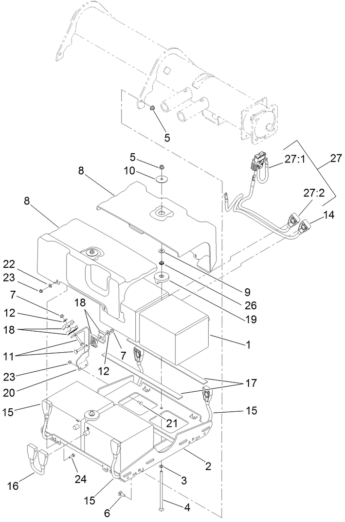 48 Volt Battery Assembly