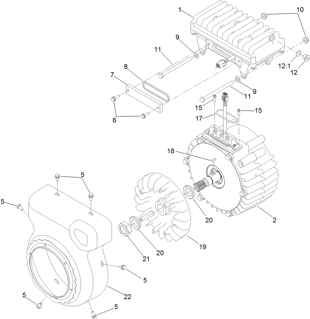 Generator/Controller Assembly No. 125-1515
