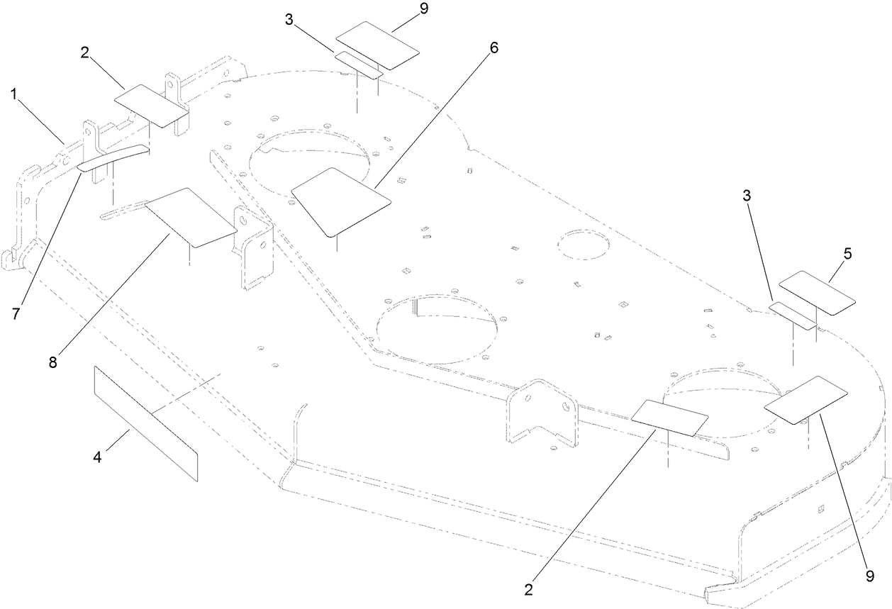 Deck Decal Assembly No. 120-6405