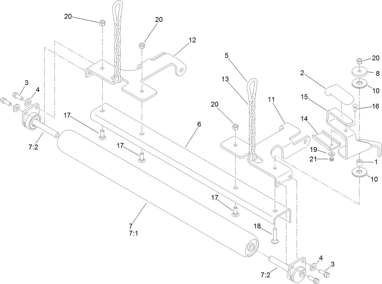 Roller Assembly No. 119-0366