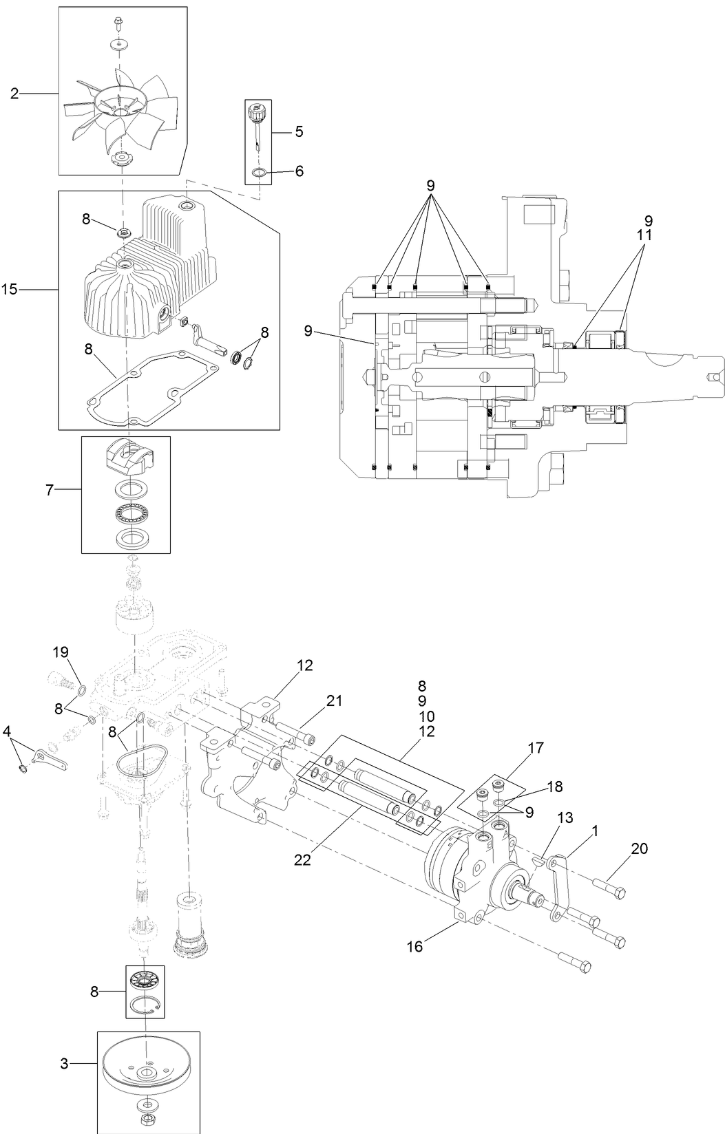 RH Hydro Assembly No. 126-1320