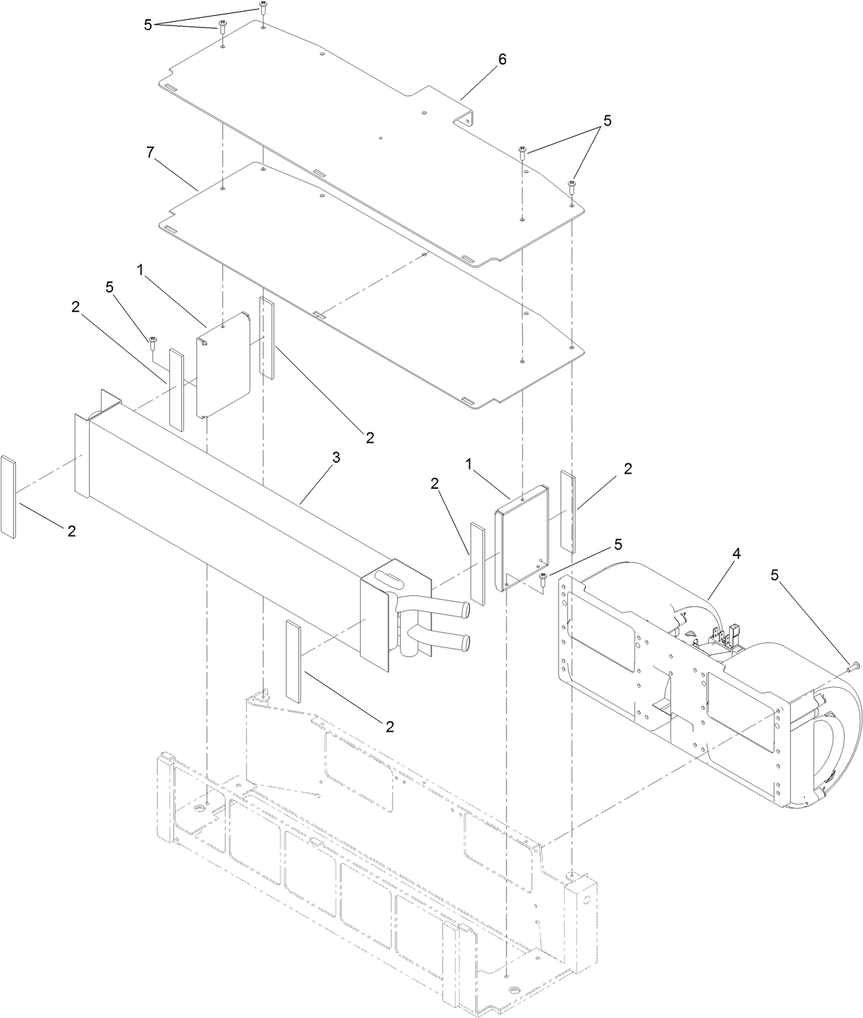 Heater Core Bracket and Cover Assembly