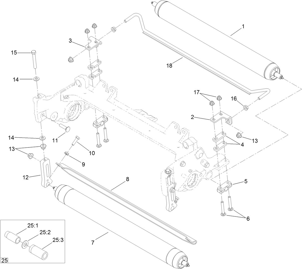 Roller and Scraper Assembly