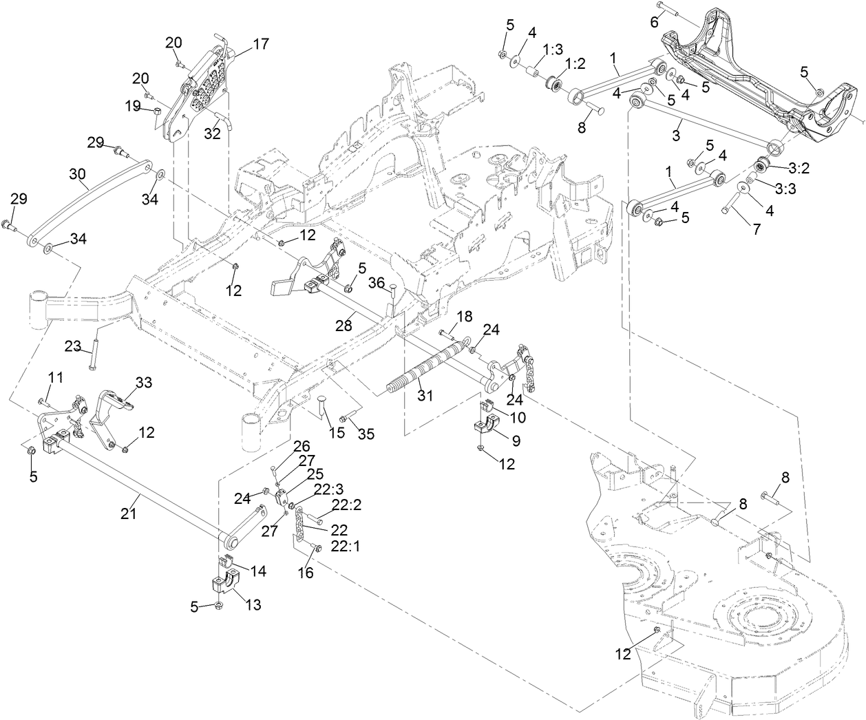 Deck Lift Assembly