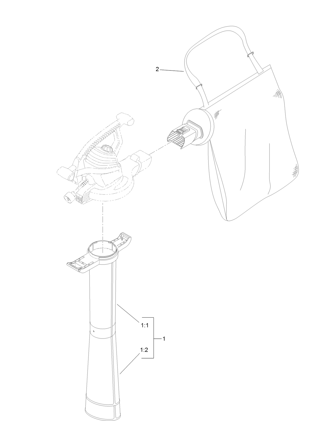 Vacuum Tube and Bag Assembly