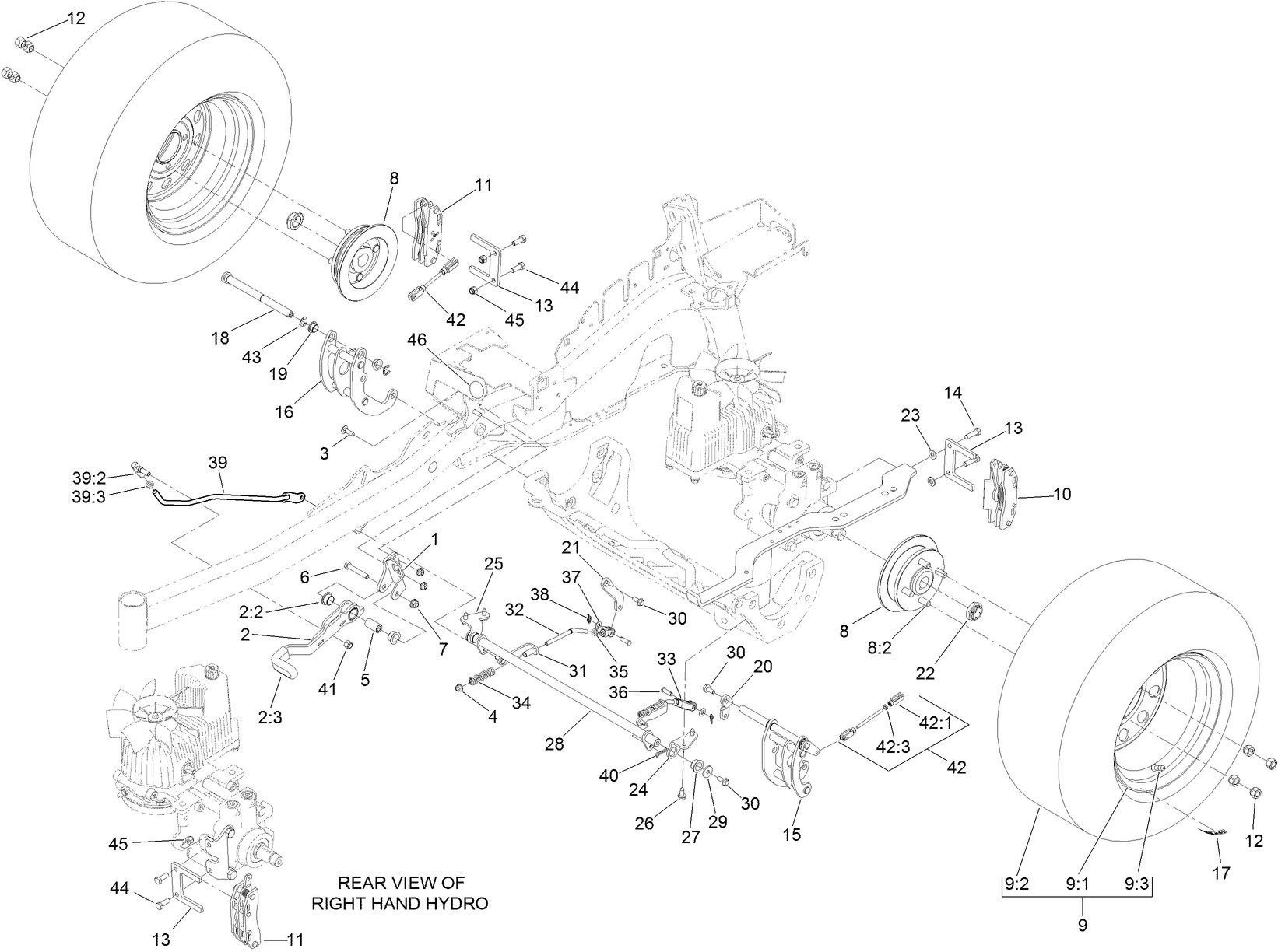 Parking Brake and Wheel Assembly