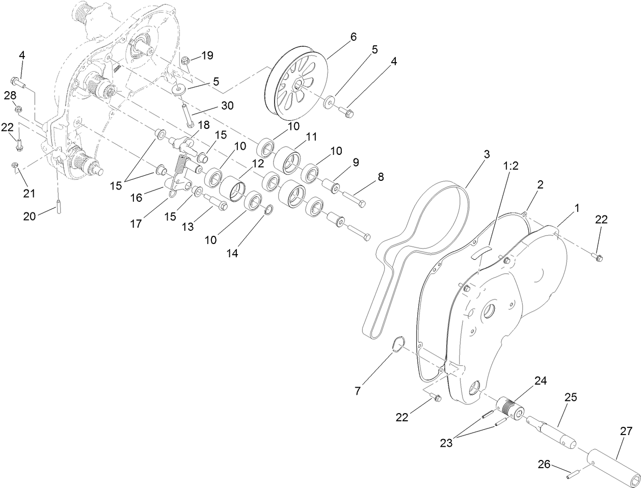 Right Side Transmission Assembly