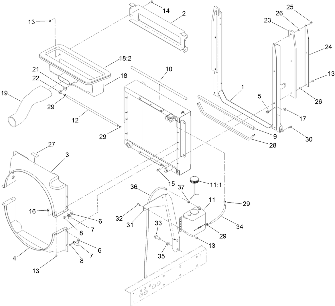 Radiator Mounting Assembly