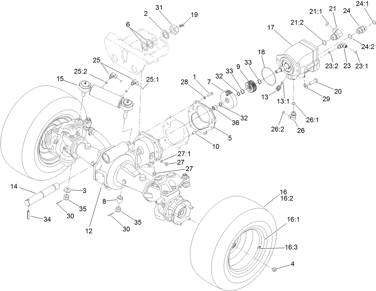 Rear Traction Assembly