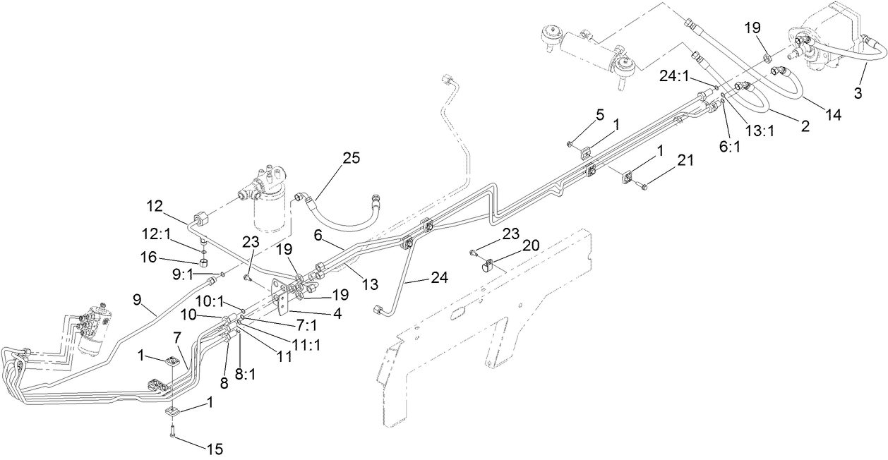 Steering Hydraulic Circuit Assembly