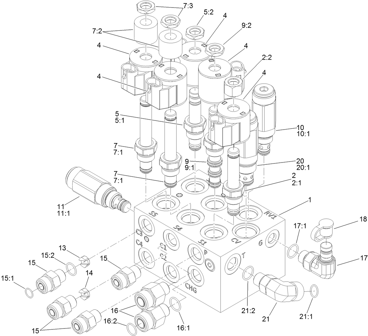 Lift Manifold Assembly No. 130-1669