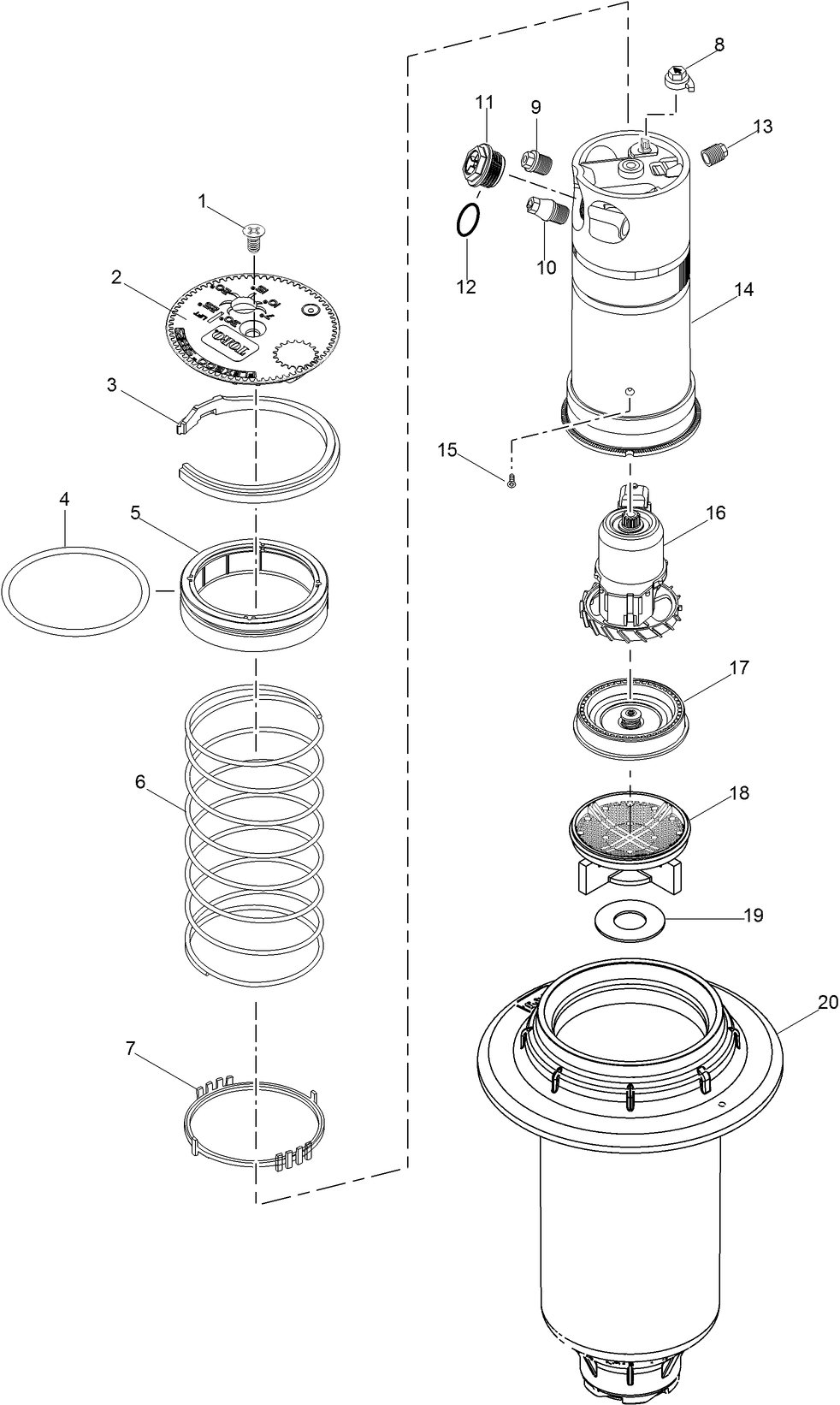 FLX35-6B Series Sprinkler w/ 24-Pos TruJectory