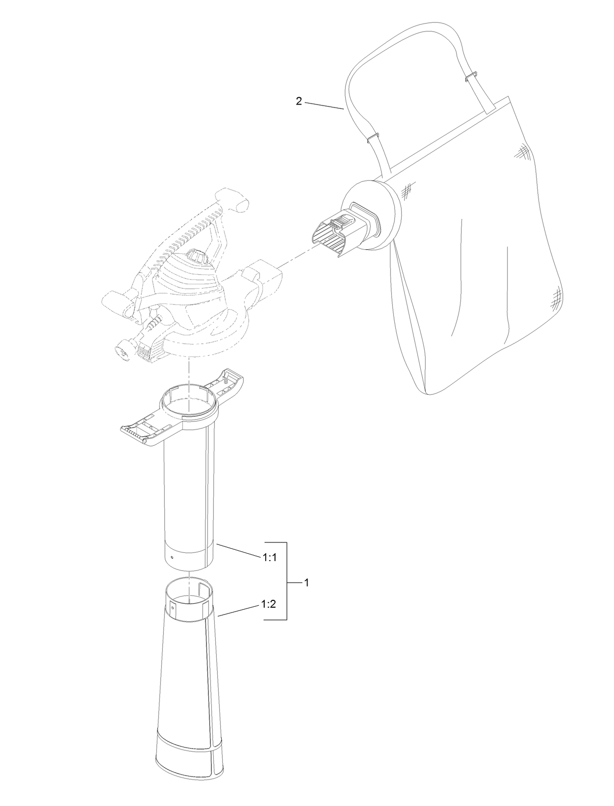 Vacuum Tube and Bag Assembly