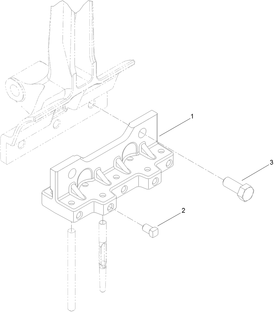 Mini Tine Head, 2 Rows of 5 Assembly  (Model 09736)