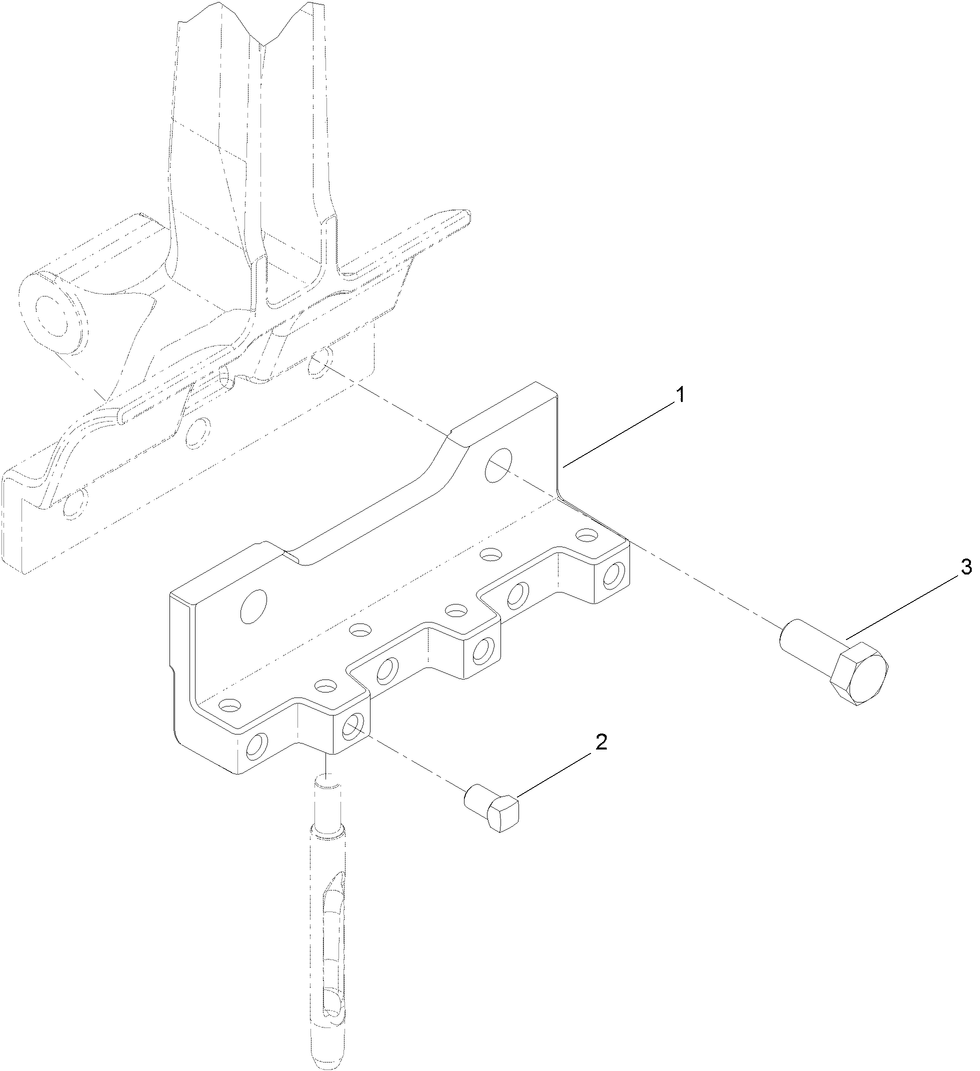Mini Tine Head, 1 Row of 6 Assembly  (Model 09737)