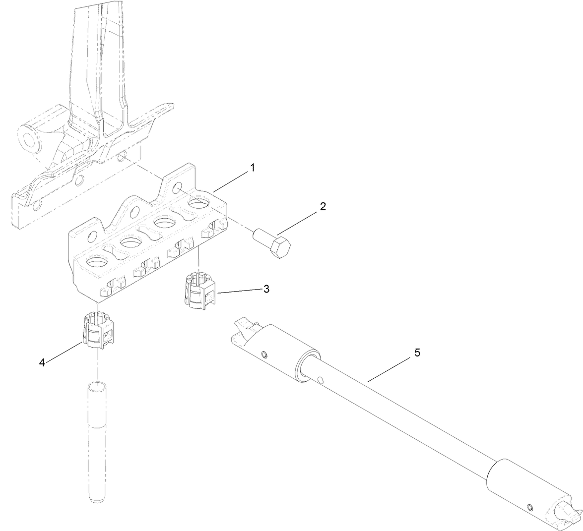 TITAN QuickChange Four-Tine Head Assembly  (Model 09719)