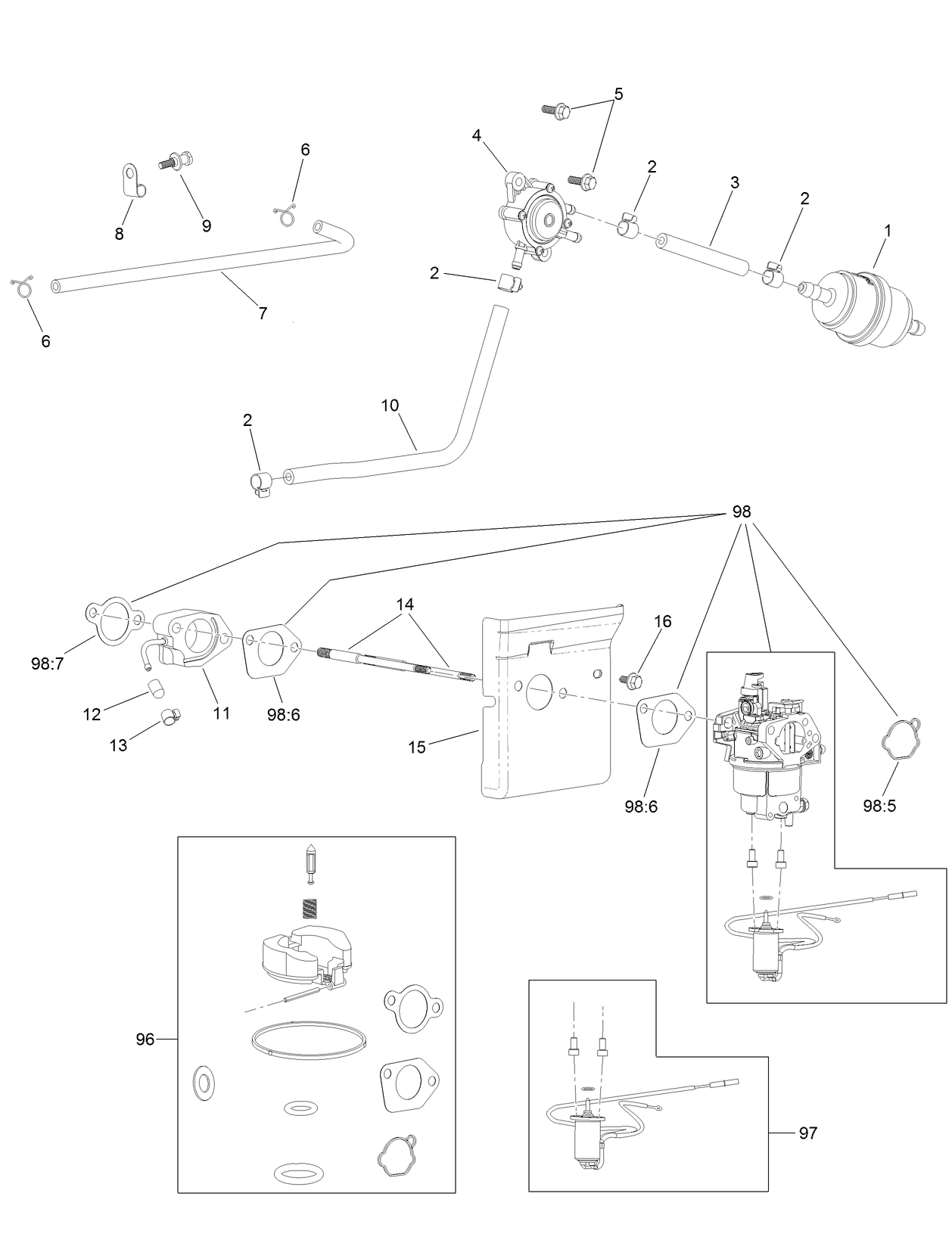 Fuel System Engine Assembly No. 121-0412