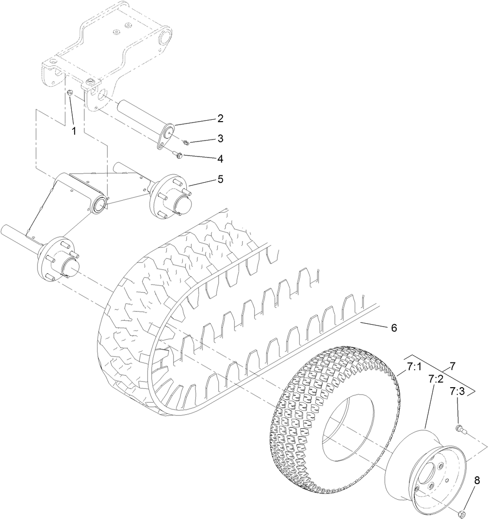 Bogie, Track and Wheel Assembly