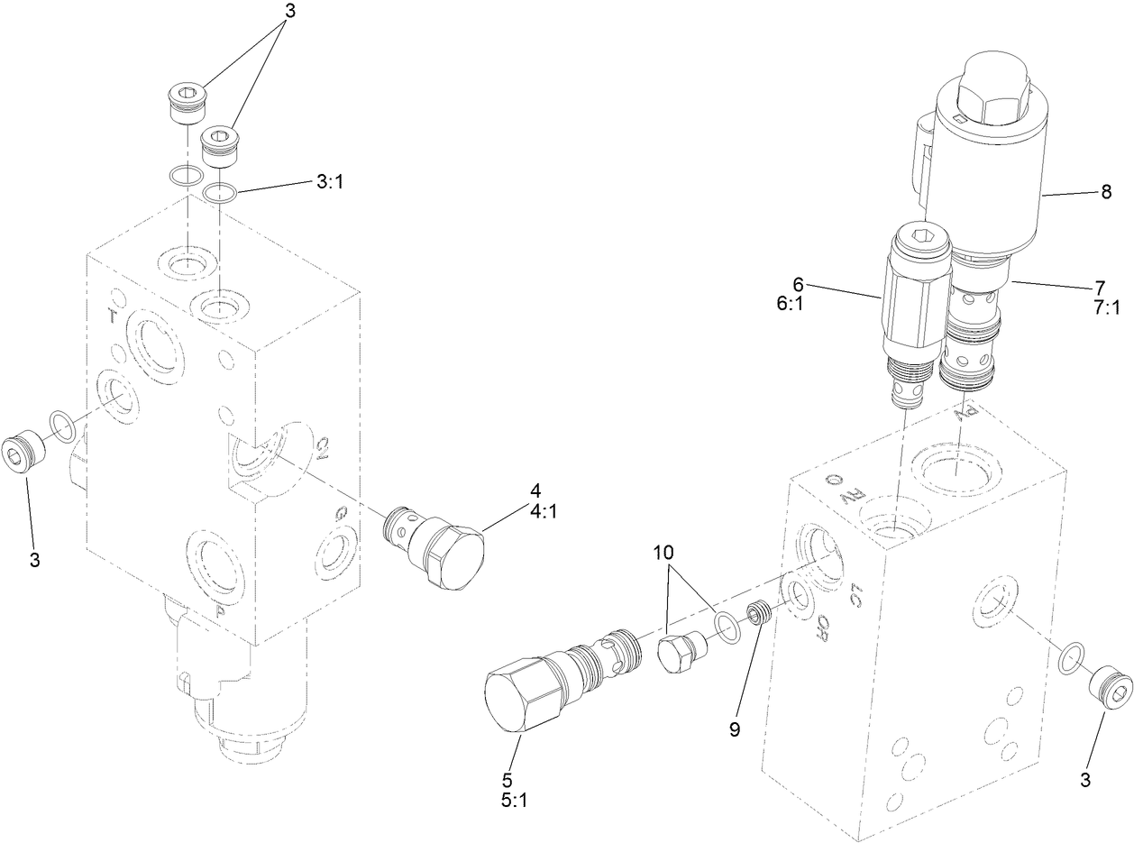 Pump Control Valve Assembly No. 117-0708
