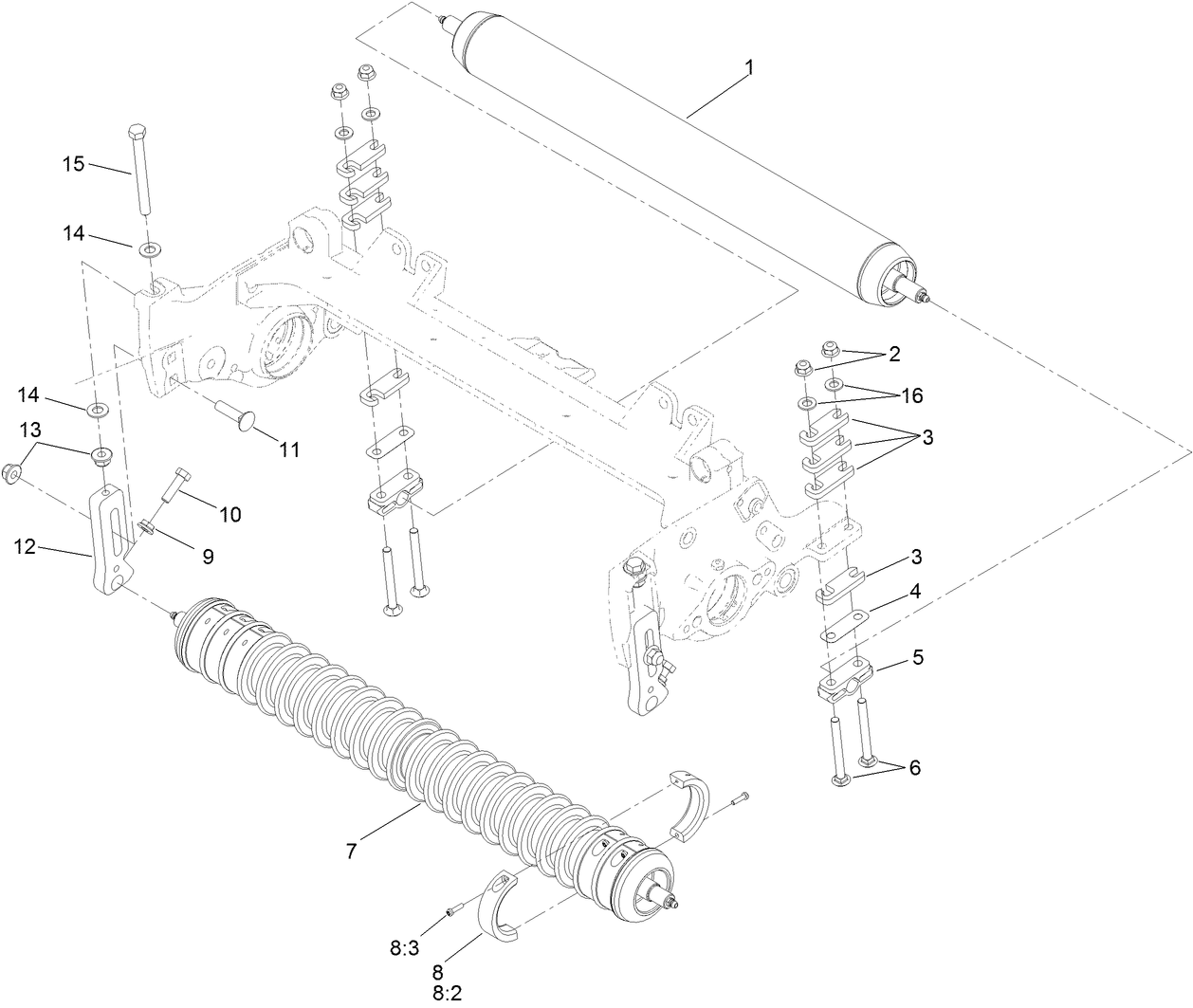 Front and Rear Roller Assembly