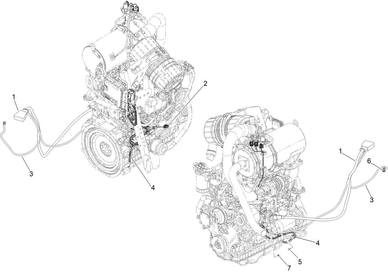 Battery and Engine Electrical Assembly