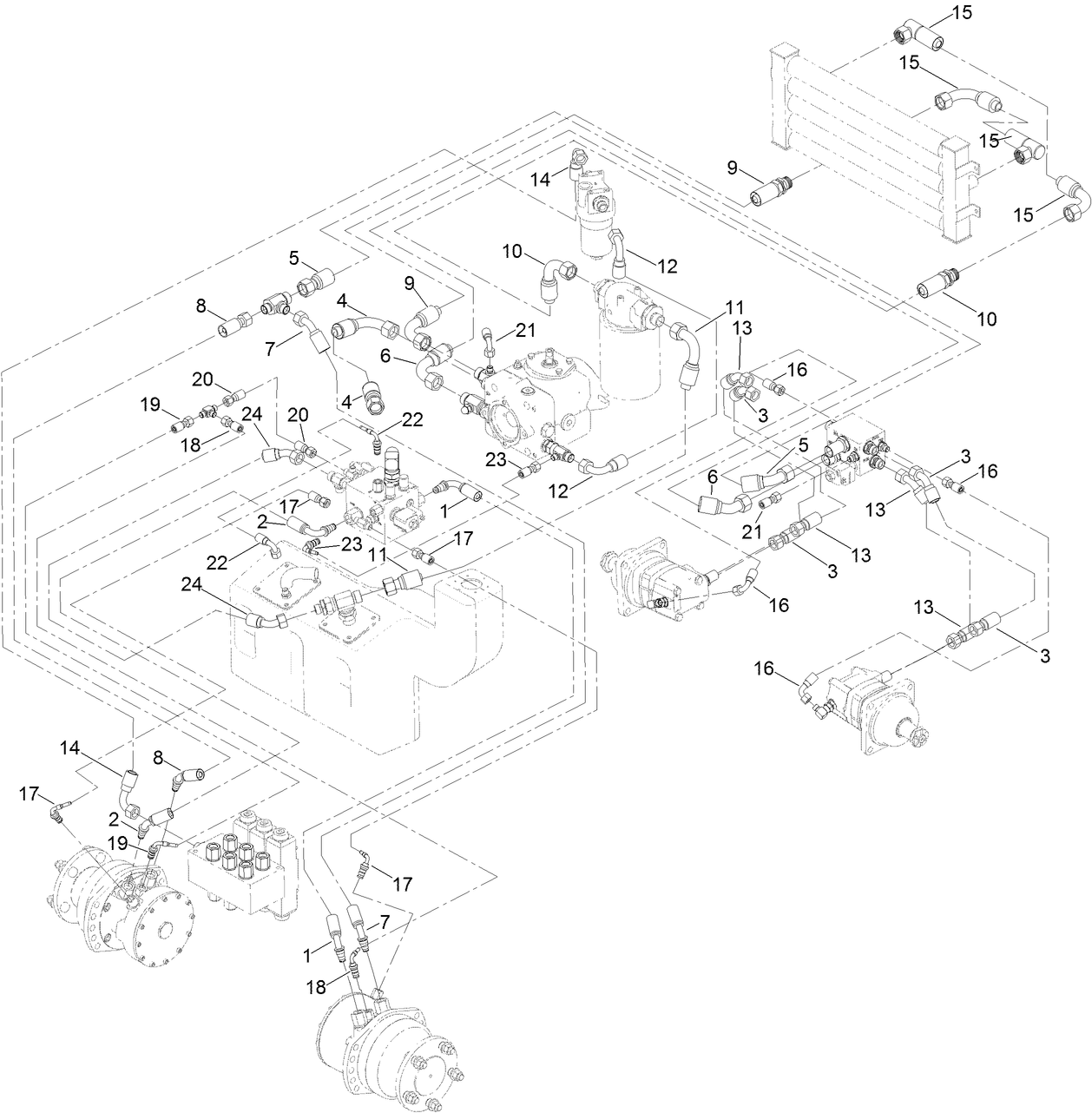 Transmission Hydraulic Circuit Assembly