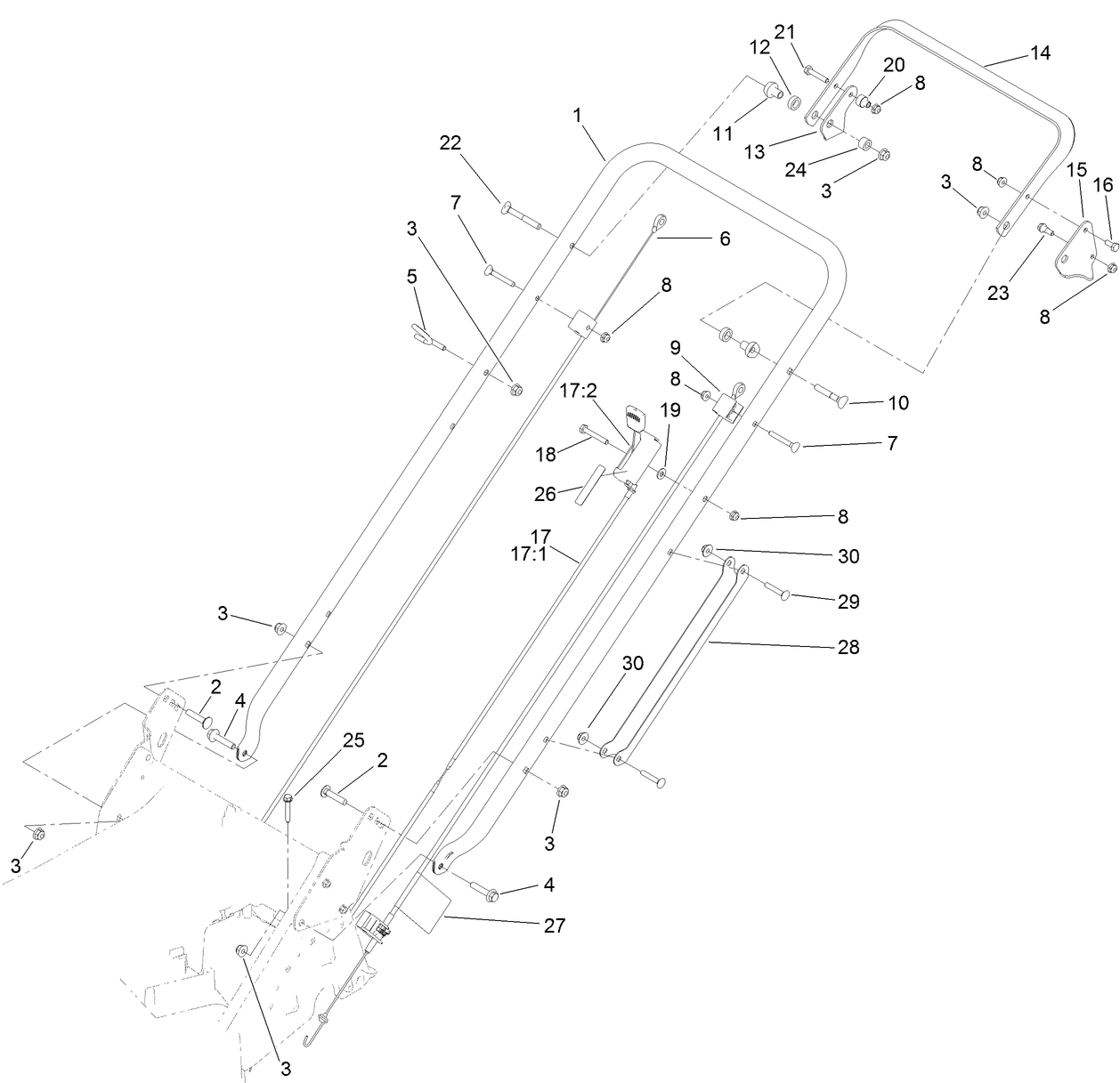 Handle and Control Assembly