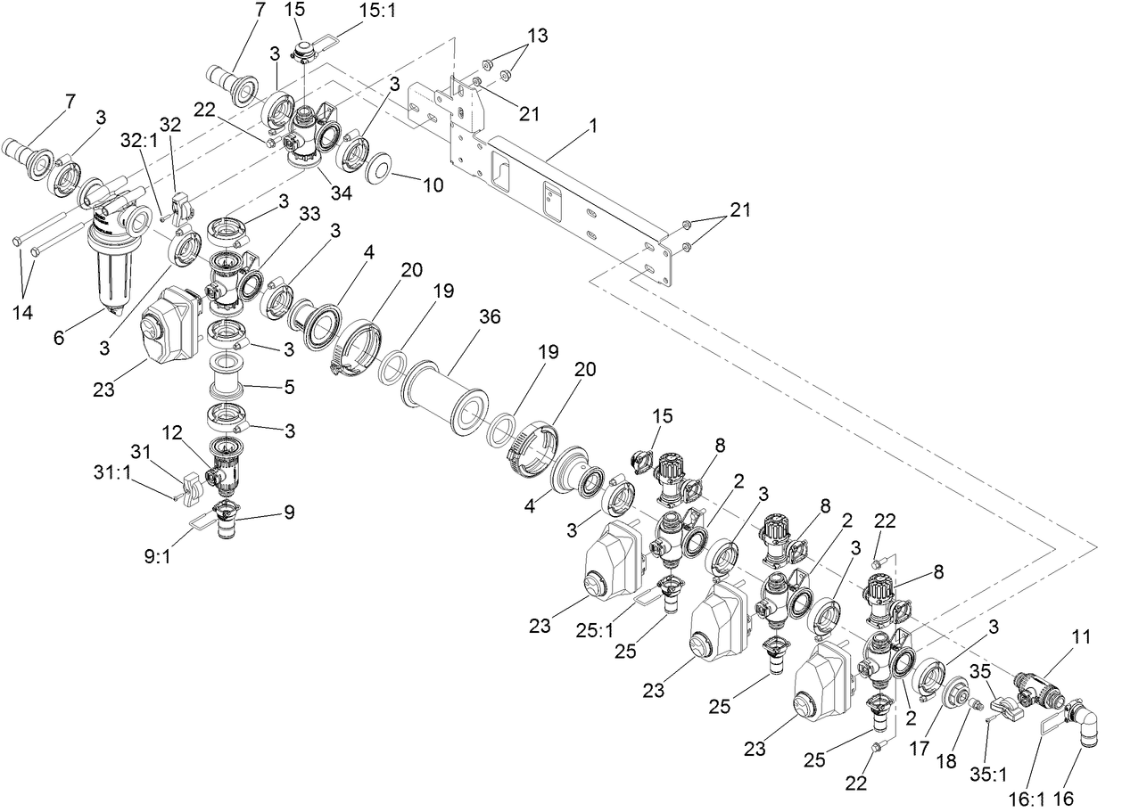 Spray Manifold Assembly