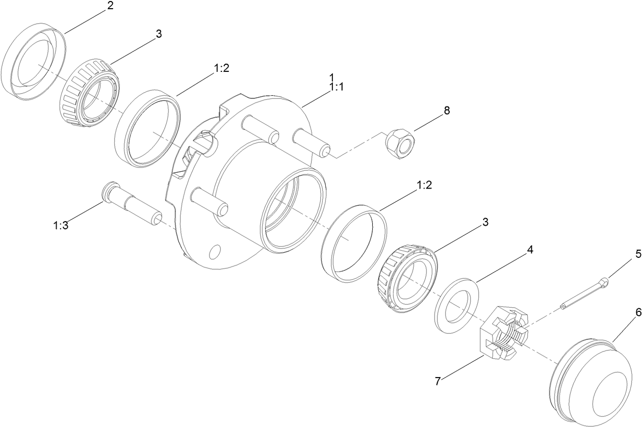 Hub Assembly No. 119-6003