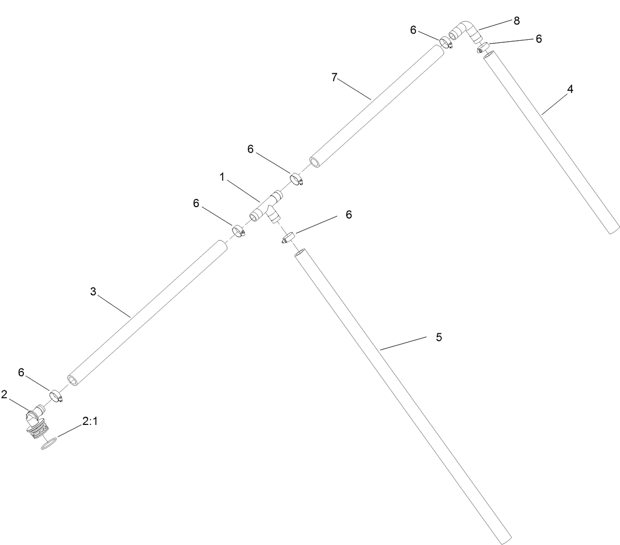 Drain Hose Assembly No. 131-5774