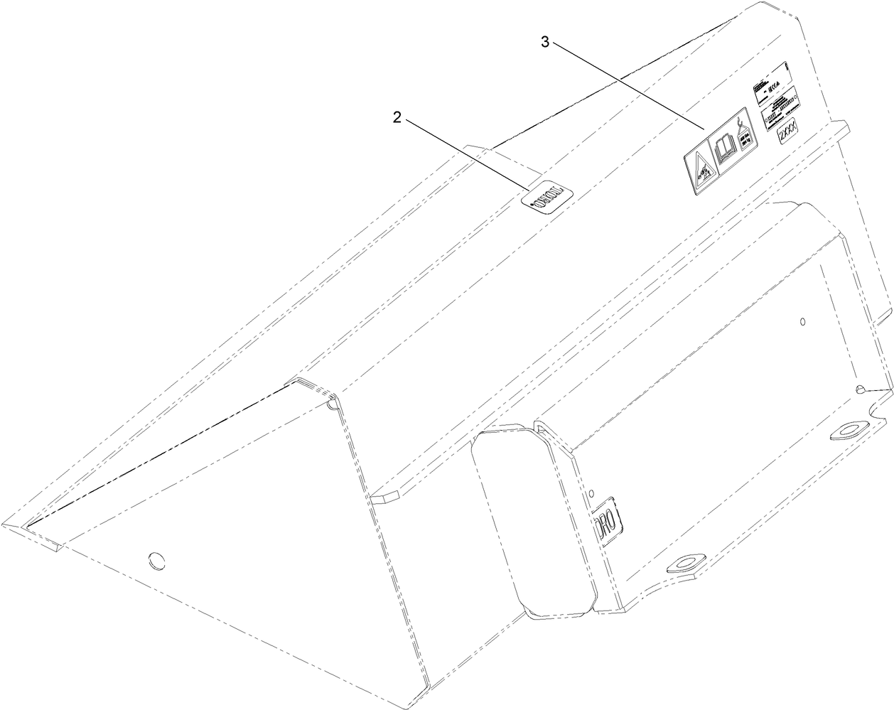 Standard Bucket with Spacer Assembly