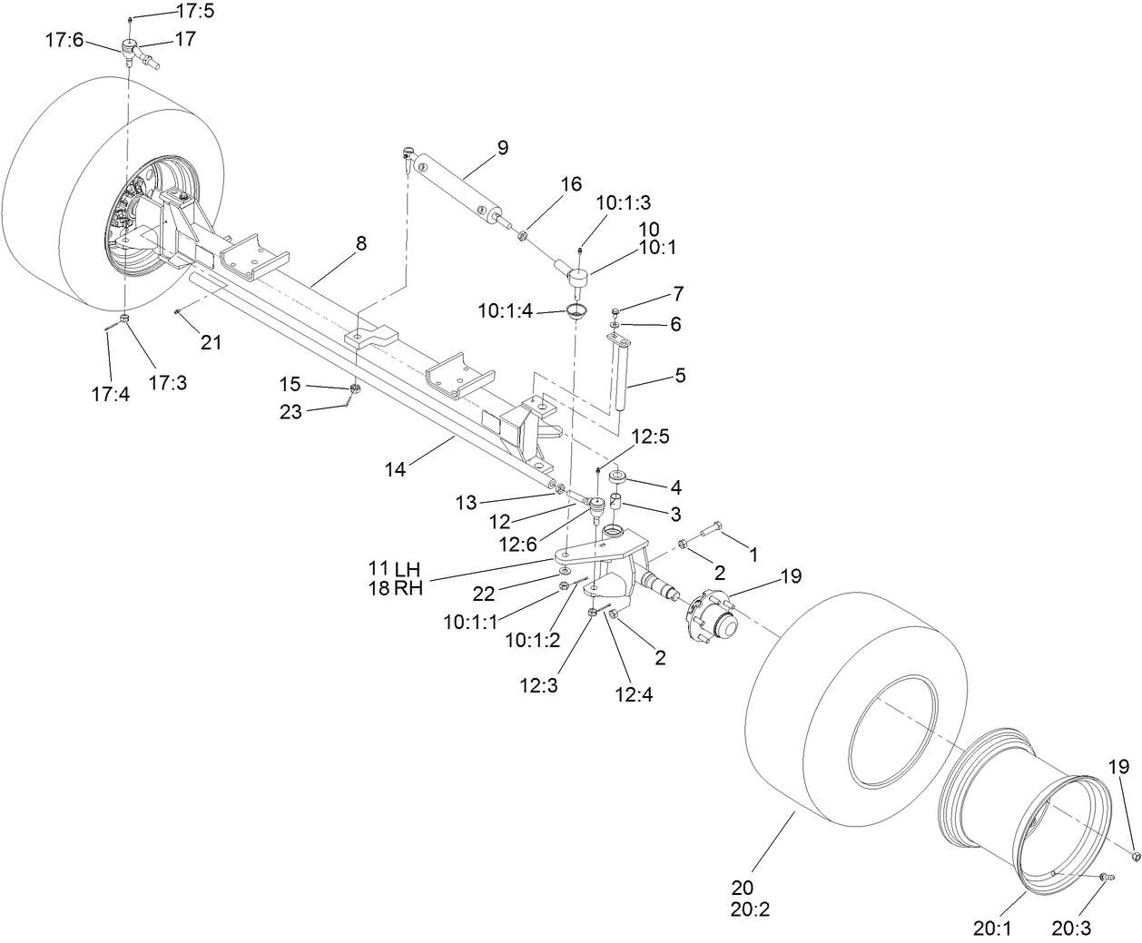 Front Axle Assembly