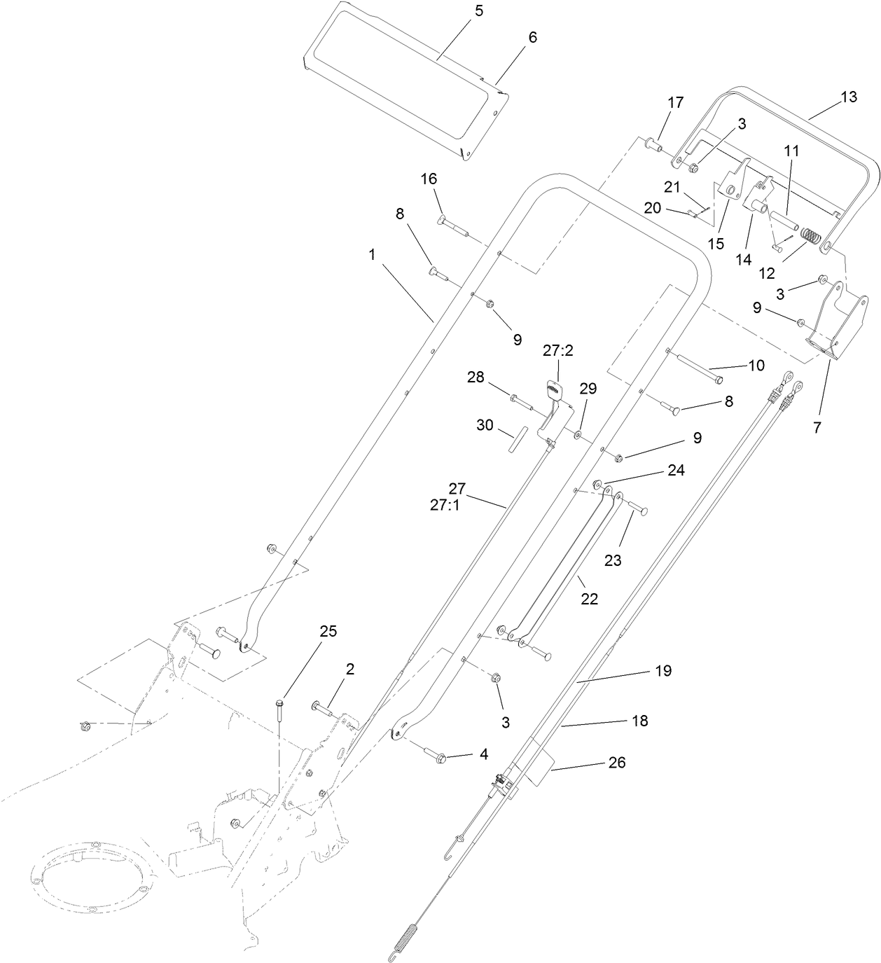 Handle and Control Assembly