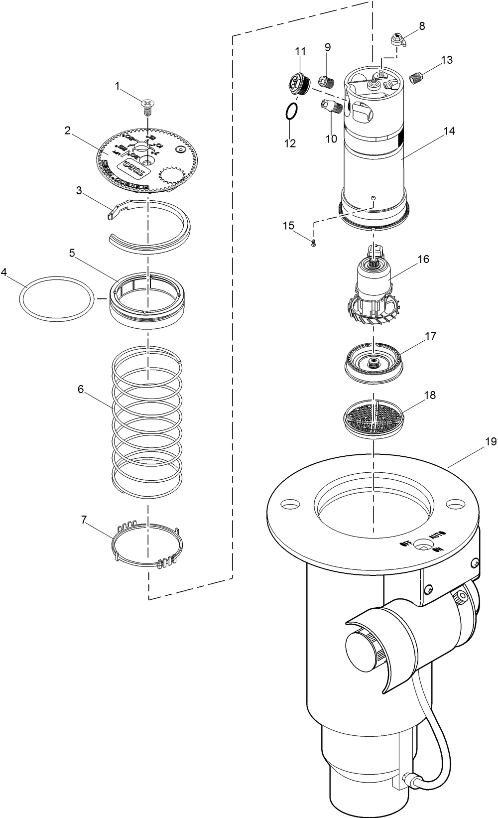 FLX35-6 Series Golf Sprinkler w/ 24-Pos TruJectory