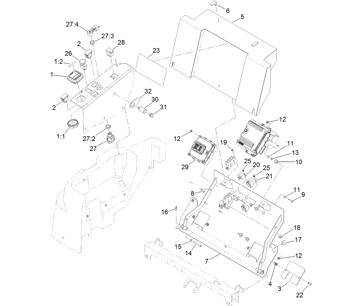 4 Wheel Drive Module Control and Relay Assembly