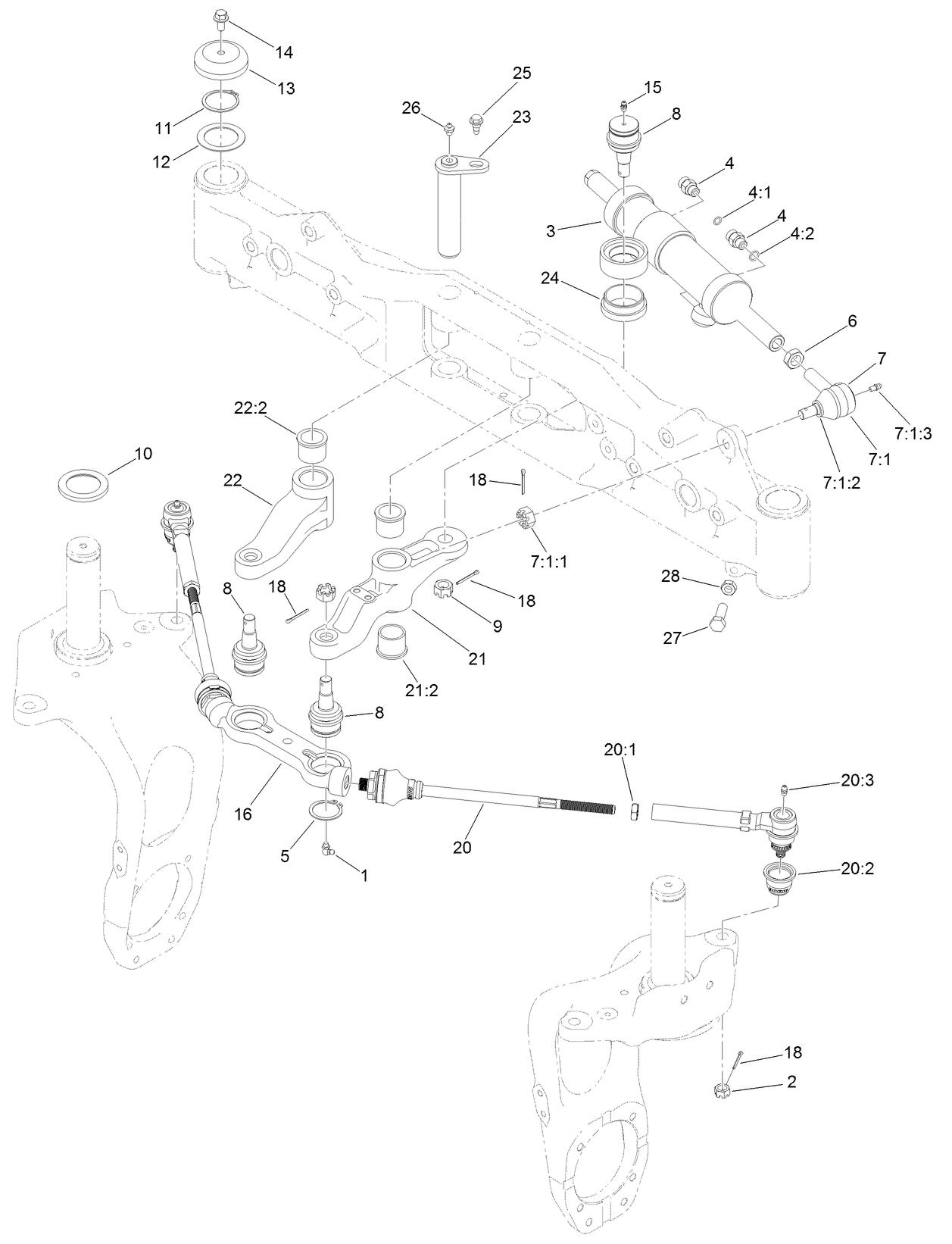 Rear Steering Assembly