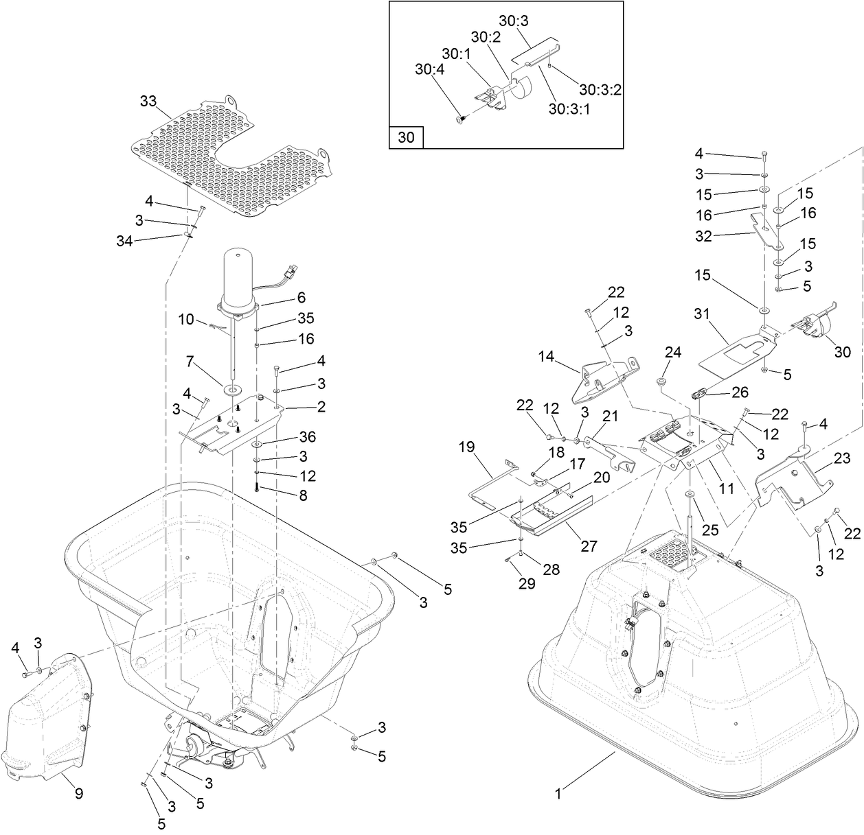 Spreader Hopper Assembly
