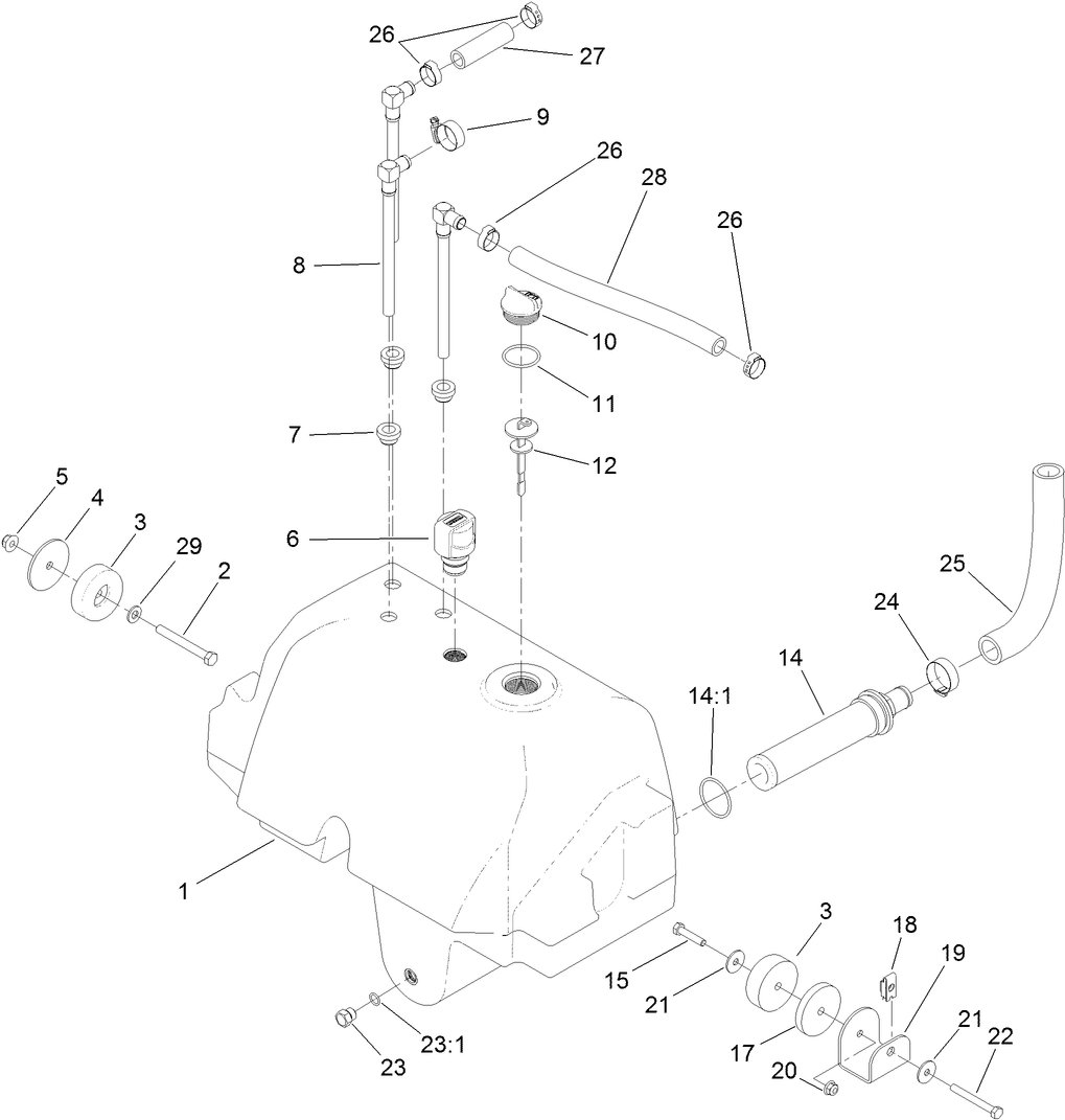 Hydraulic Reservoir Assembly